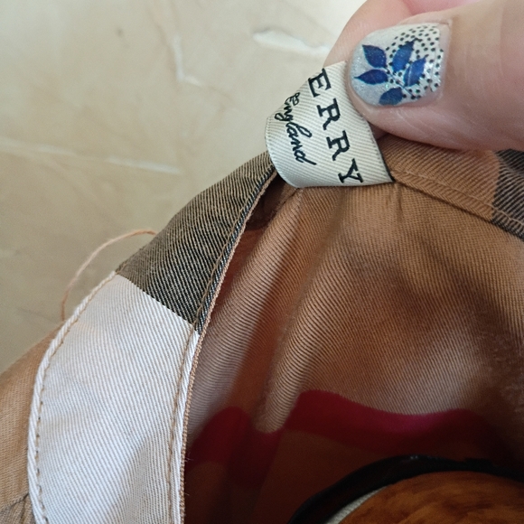 Burberry Shirt Dress Plaid Exc Cond, Large - Picture 5 of 9